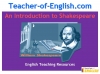 An Introduction to Shakespeare Teaching Resources (slide 1/95)